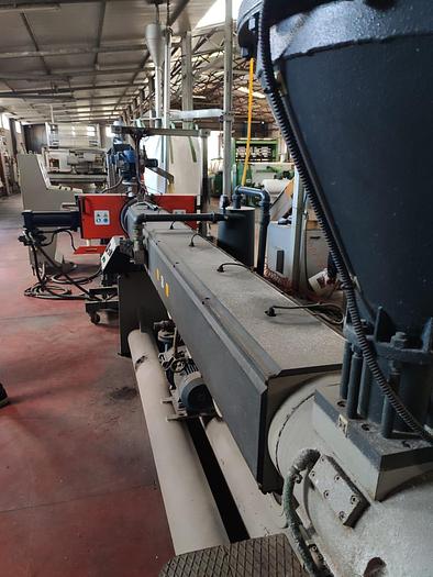 Refurbished 2006 TECNOVA USED PE PP EXTRUDER 105 mm.