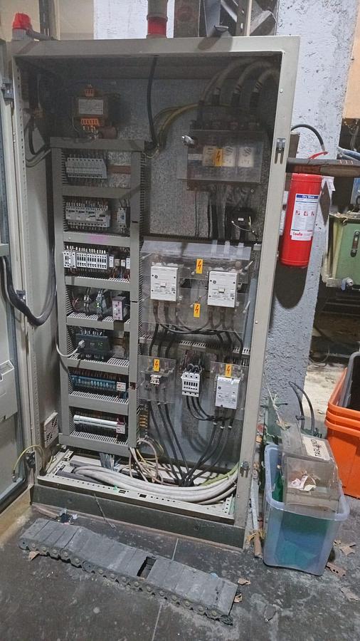 Used VMC Impianti single shaft shredder 1800 mm.