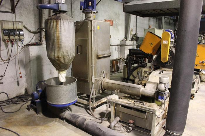 Used 2001 GAMMA MECCANICA 160 mm. extriuder for LDPE HDPE PP,..