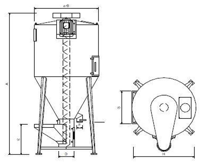 2023 ITALIAN CONSTRUCTOR VERTICAL MIXER 10.000 lt.