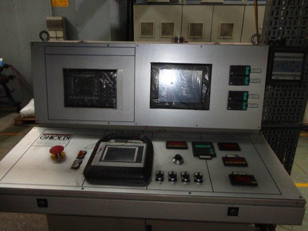Used EXTRUDER GHIOLDI s.55-75-55, d.300, w.1700 mm.