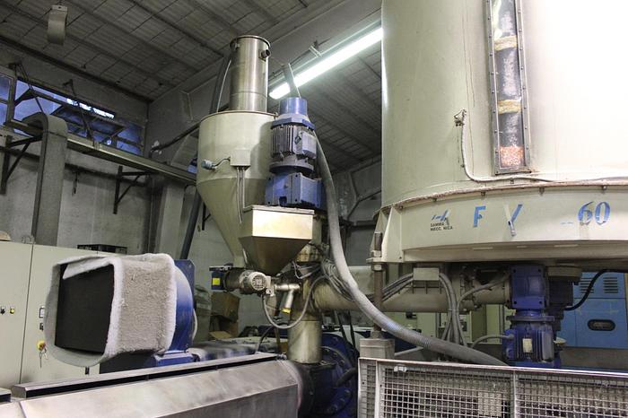 Used 2001 GAMMA MECCANICA 160 mm. extriuder for LDPE HDPE PP,..