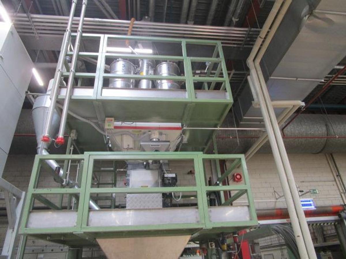 Used Amut EA120 sheet extruder 1600 mm.wide, 1300 kg/h 2000-2008