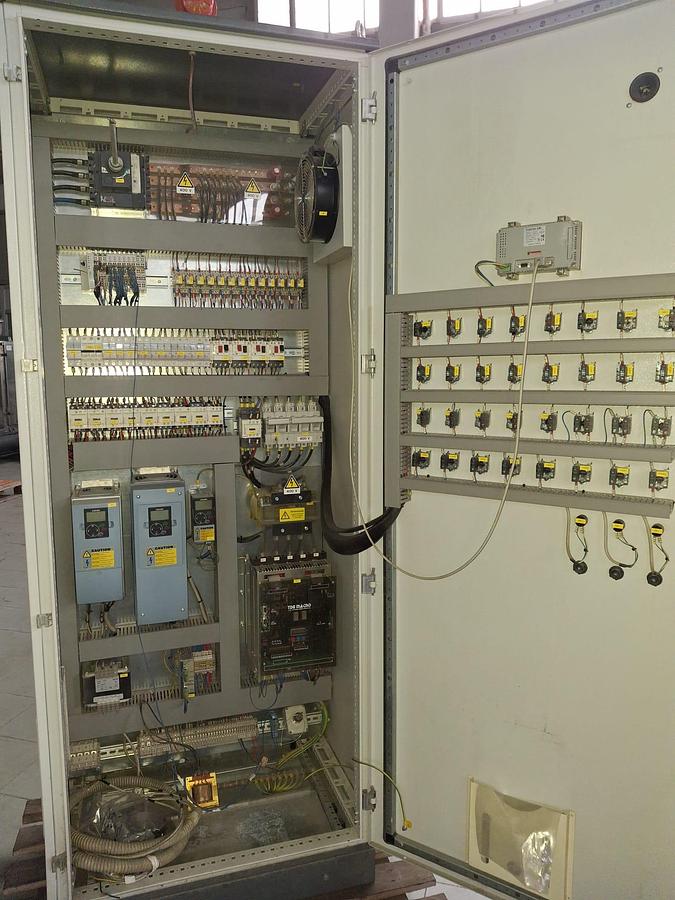 Refurbished extruder 160 mm. 50 LD 2x degassing with  energy saving IR heaters