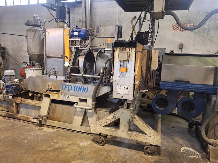 Used GAMMA MECCANICA 160 mm. extruder for LDPE HDPE PP,..