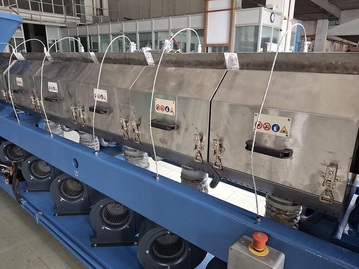 Refurbished CDM PREALPINA 500-600 kg/h PE PP PC PS ABS REGRANULATING LINE FULLY RECONDITIONED