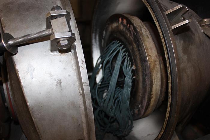 Used 2001 GAMMA MECCANICA 160 mm. extriuder for LDPE HDPE PP,..