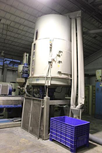 Used 2001 GAMMA MECCANICA 160 mm. extriuder for LDPE HDPE PP,..