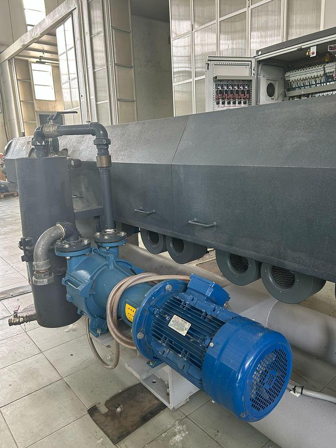 Used USED TECNOVA EXTRUSION LINE 130 mm.500-600 kg/h