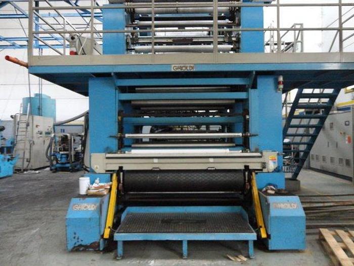 Used extruder for shrink LDPE+LLDPE+MDPE 1700 mm.wide 300 kg/h ready to go