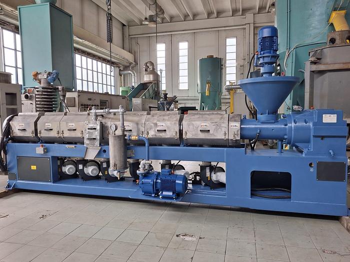 Refurbished CDM PREALPINA 500-600 kg/h PE PP PC PS ABS REGRANULATING LINE FULLY RECONDITIONED