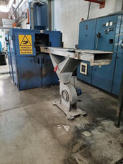 Used 2000 PREALPINA 85 mm. strand pelletizer