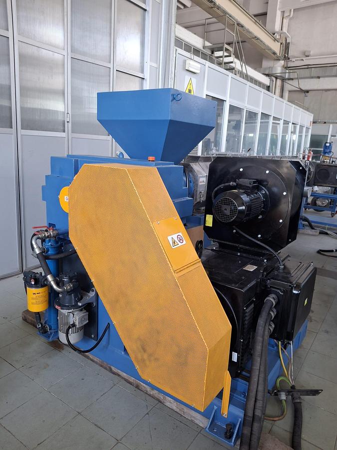 Refurbished extruder cdm prealpina,500 kg/h.+FIMIC ras400, pe,pp,pc,ps,abs, reconditioned.