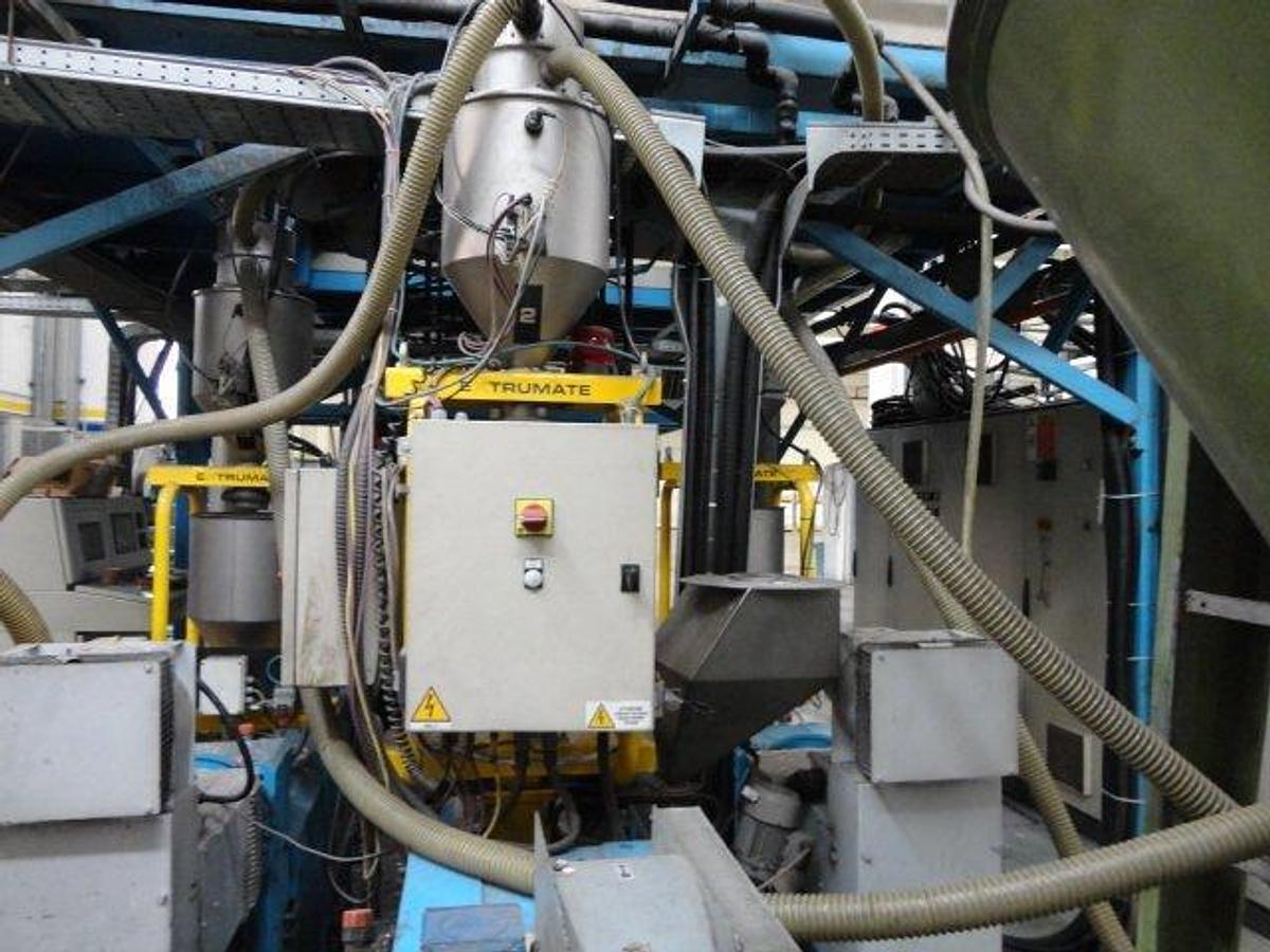 Used EXTRUDER GHIOLDI s.55-75-55, d.300, w.1700 mm.