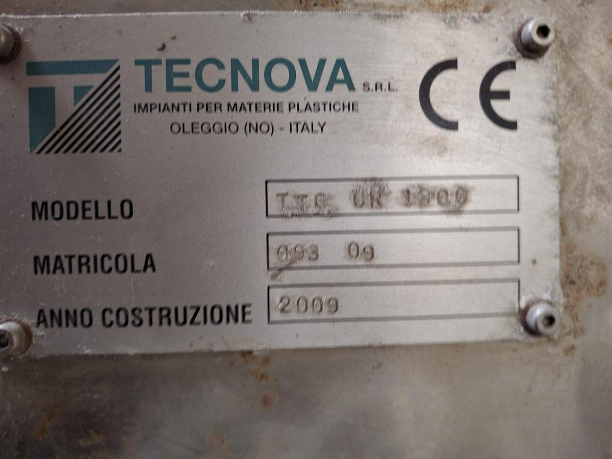 Refurbished pelletizer-water-ring-Tecnova-1-To/h-reconditioned