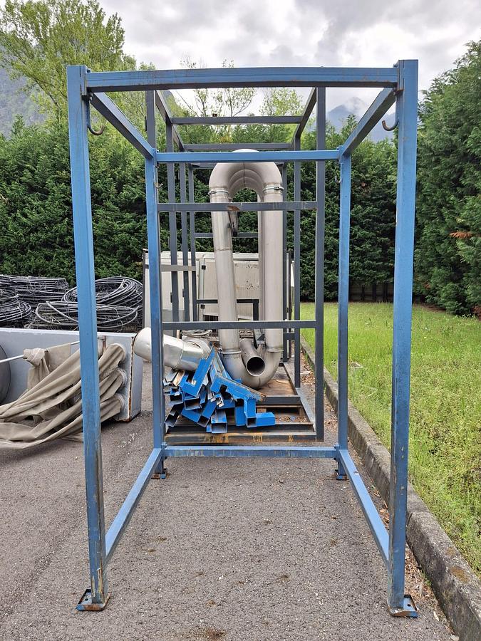 Refurbished 1-place big bag supporting structure