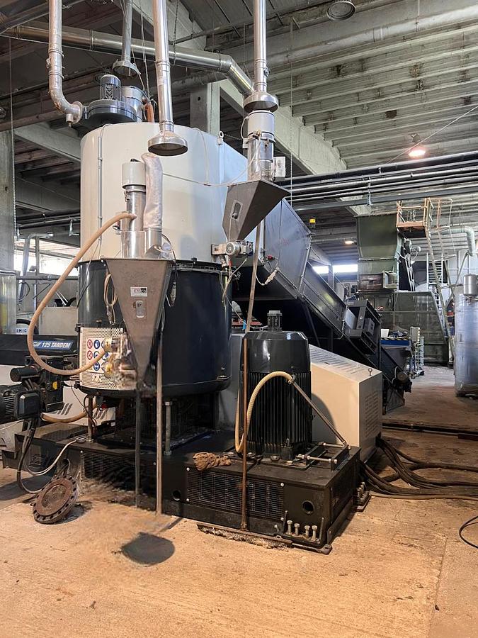 Used GAMMA MECCANICA 125 mm.Tandem System for heavily printed or contaminated or high humidity materials