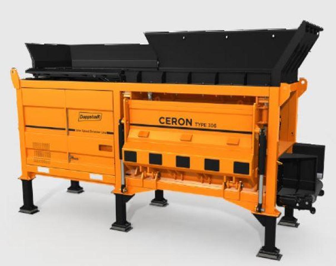 Used 2012 DOPPSTADT dual shaft shredder DW 306 Ceron