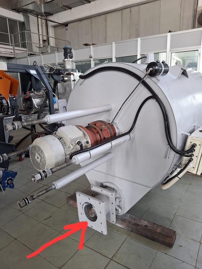 Refurbished extruder 160 mm. 50 LD 2x degassing with  energy saving IR heaters