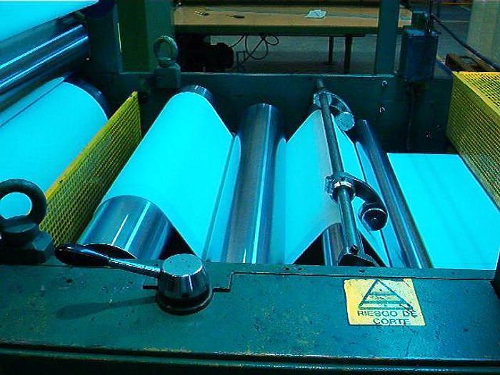 Used AMUT SHEET EXTRUSION LINE s.90 mm w.900 mm.