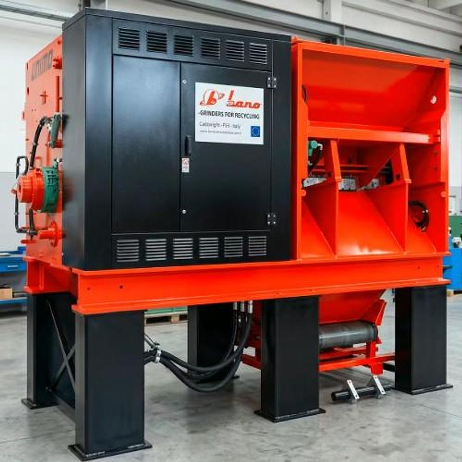 Refurbished BANO SINGLE SHAFT SHREDDER 1800 mm.132 kw fully reconditioned