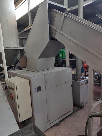 Refurbished 2006 TECNOVA USED PE PP EXTRUDER 105 mm.