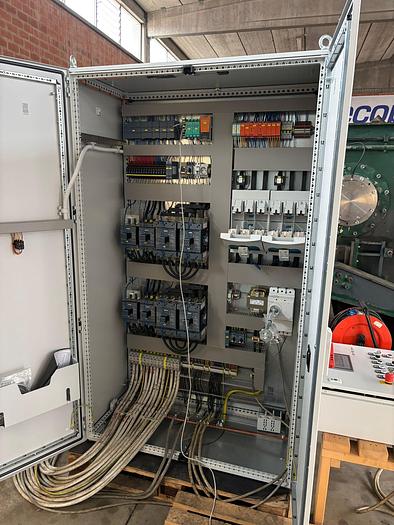 Refurbished VECOPLAN TWIN SHAFT SHREDDER 220 KW VNZ 3000 double-rotor shredder