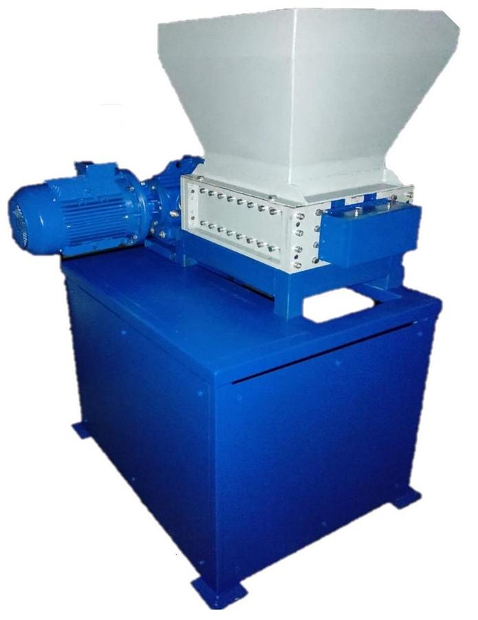ITALIAN TWIN SHAFT SHREDDER 400 mm for PCB, documents, credit cards, etc.