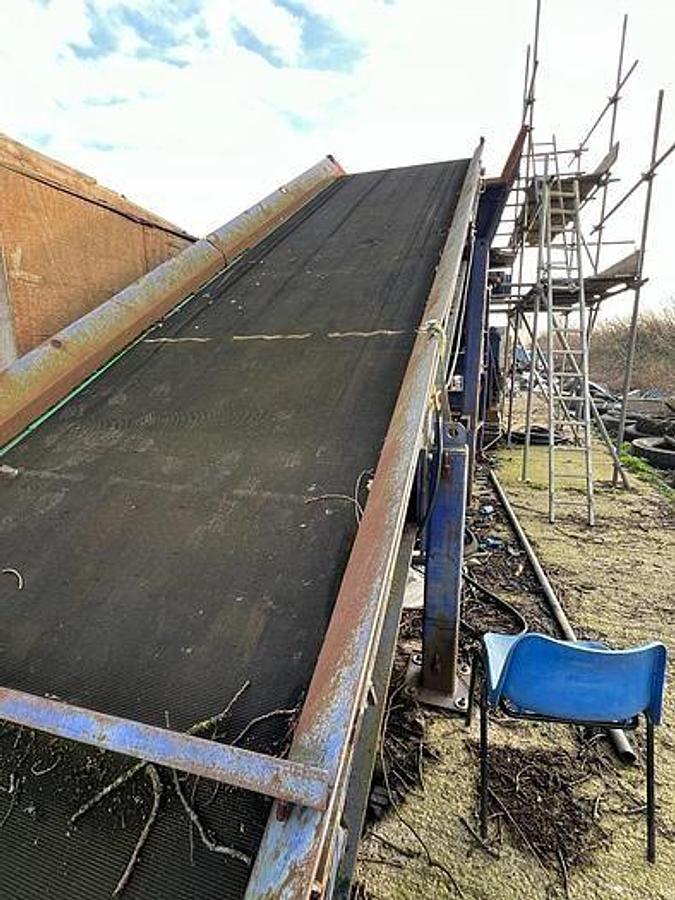 Used USED TYRE RECYCLING LINE MTB+ELDAN 1 Ton/h in 20 mm. (1st machine yields abt.10 T/h in chopped size)