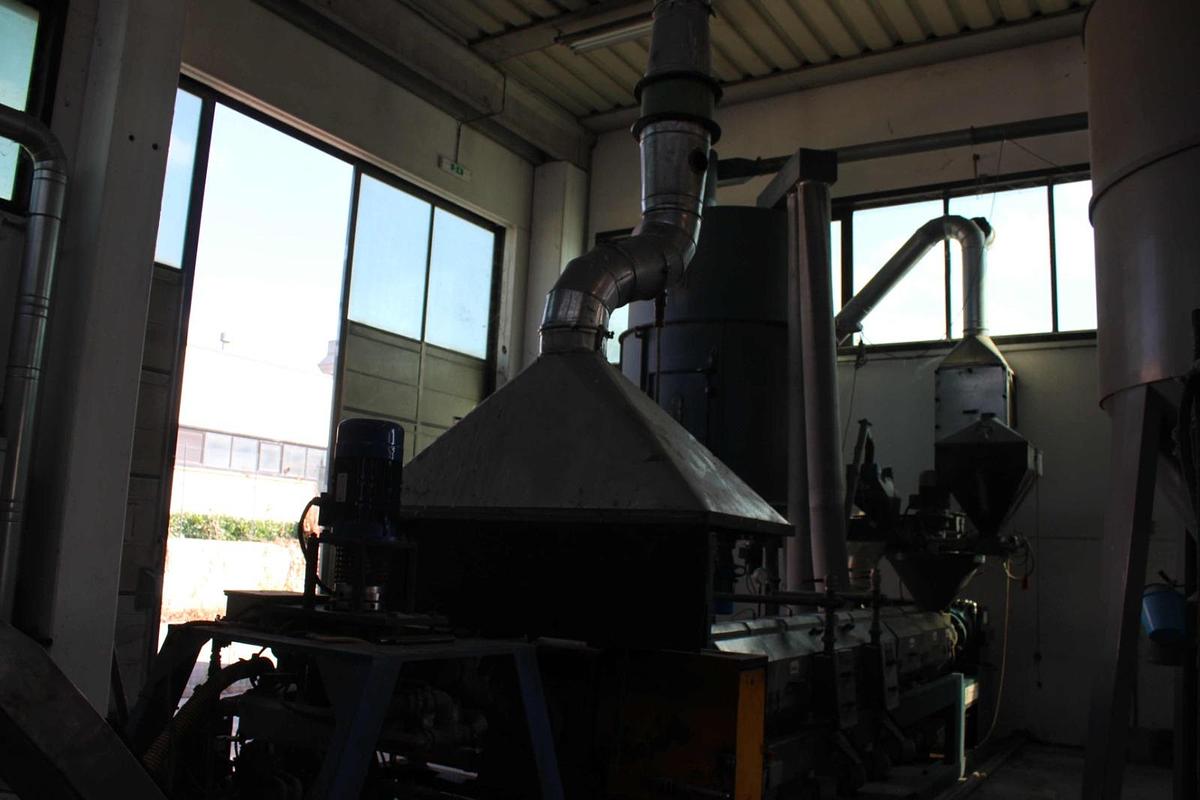 Refurbished CDM PREALPINA 130 mm 500-600 kg/h PE PP PC PS ABS