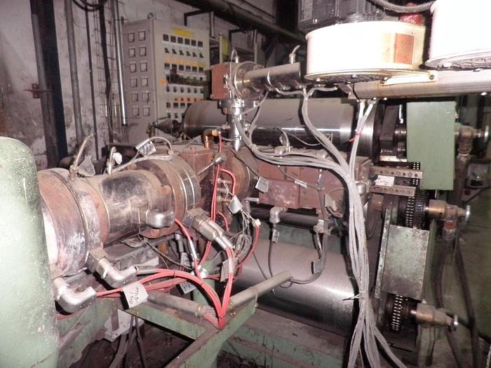 Used AMUT SHEET EXTRUSION LINE s.90 mm w.900 mm.