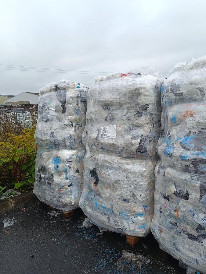 Used EUROPEAN PE Film colors bales