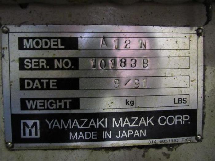 Used Mazak MEGATURN A12N CNC Vertical Turning Lathe