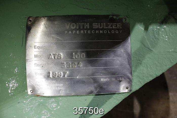 Used Voith Sulzer Turbo Separator #35750