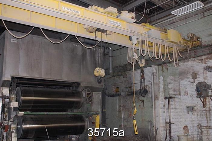 Used 15 Ton Bridge Crane Approx 40' Span #35715