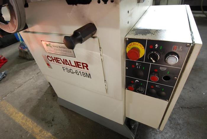 Used 6" X 18", CHEVALIER FSG-618M, MANUAL SURFACE GRINDER