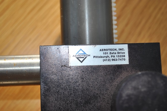 Used Aerotech rack and pinion system with CCD Camera and lens