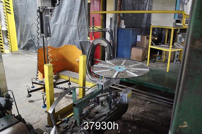 Used Signode M20-RMF Automatic Roll Handling and Strapping System #37930