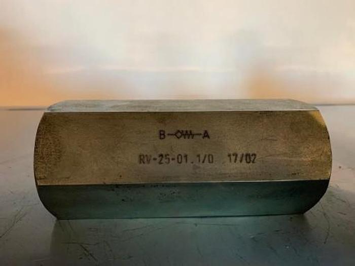 Non-return valve RV 25-01.1/0