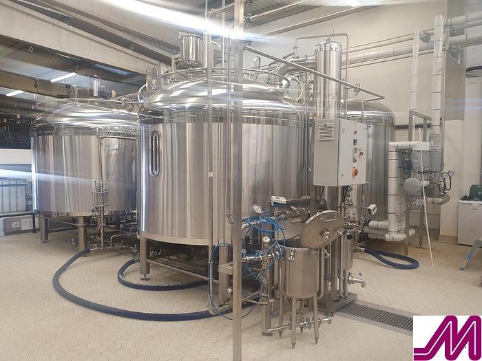 Used 2016 Complete 30Hl Brewhouse with Fermenters and Bight Beer Tanks
