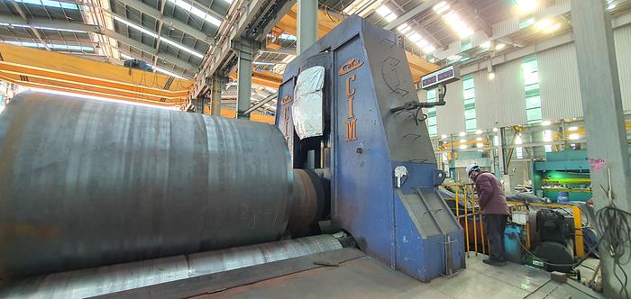 Used CIM 9.84" 3-Plate Bending Roll Model : CIMBR 250 x 4200L
