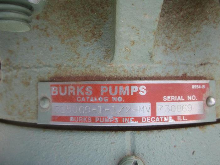Unused Pump, Centrif., 15 HP, Bronze, Burks, Mdl 3550G9, #S739827