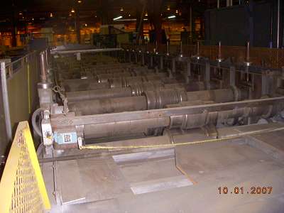 Used 16 stand Yoder Roll Former 54" Roll Space; Thrifty-Rib Tooling