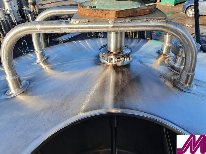 Used WCB 7,500 Litre Stainless Steel Jacketed and Agitated Tanks