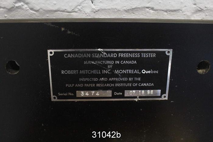 Used Robert Mitchell Canadian Freeness Tester #31042