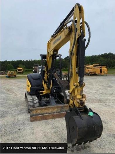 Used 2017 Yanmar VIO55-6A Mini Excavator