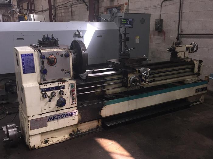 Used 20" X 80" MICROWEILY, ENGINE LATHE