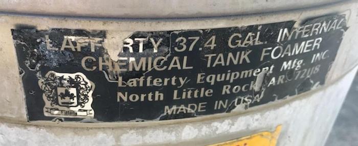 Used Tank, 37 Gallon, 316 Stainless Steel, 125 PSI, #S737357