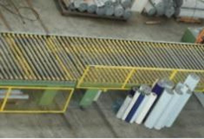 Used COSTA S.S. Sheet Surface Finishing Line #4365