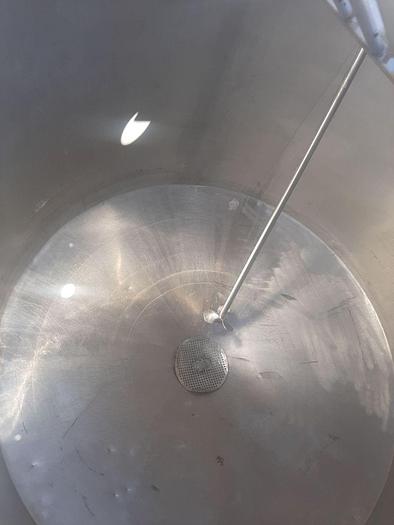 Used Tank, 600 Gallon, 316 S/st, Agit, Cone Btm,